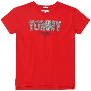 textil Niña Camisetas manga corta Tommy Hilfiger KG0KG05032 Rojo
