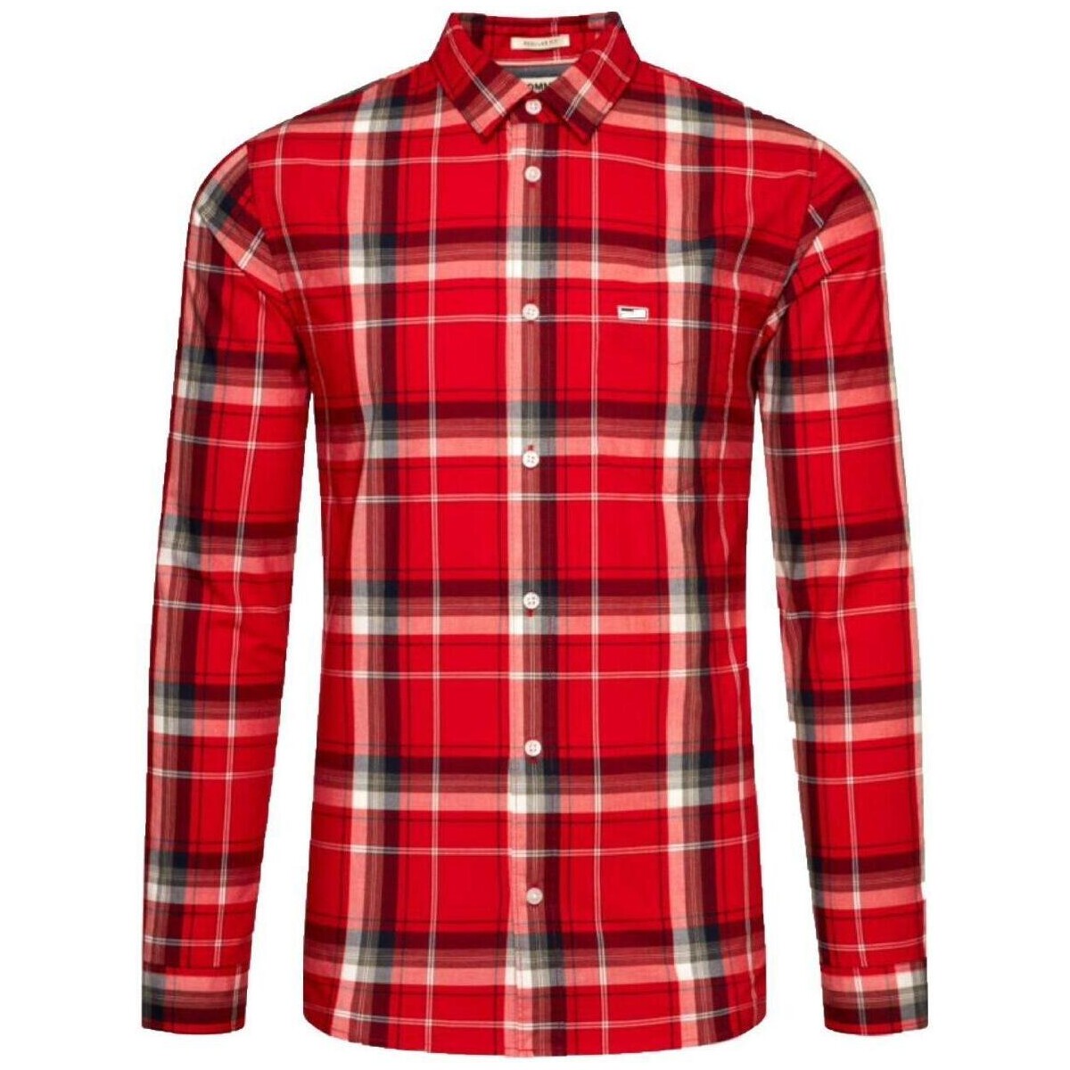 textil Hombre Camisas manga larga Tommy Hilfiger DM0DM08103 Rojo