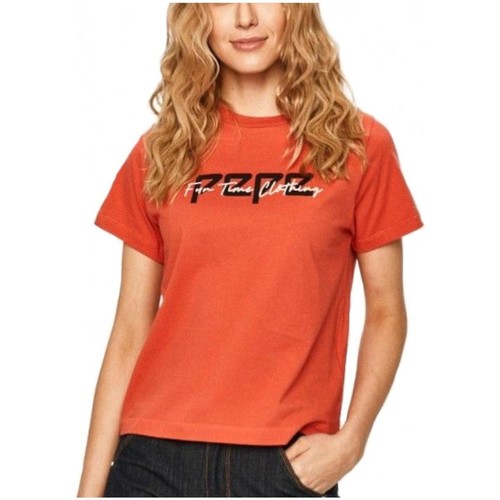 textil Mujer Camisetas manga corta Pepe jeans PL504479 Rojo