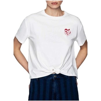 textil Mujer Camisetas manga corta Pepe jeans PL504458 Blanco