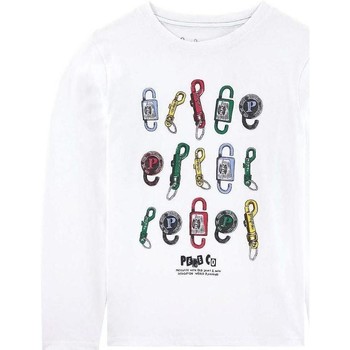 textil Niño Camisetas manga corta Pepe jeans PB502616 Blanco