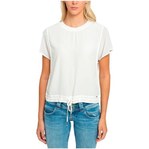 textil Mujer Tops / Blusas Pepe jeans PL303970 803 Blanco