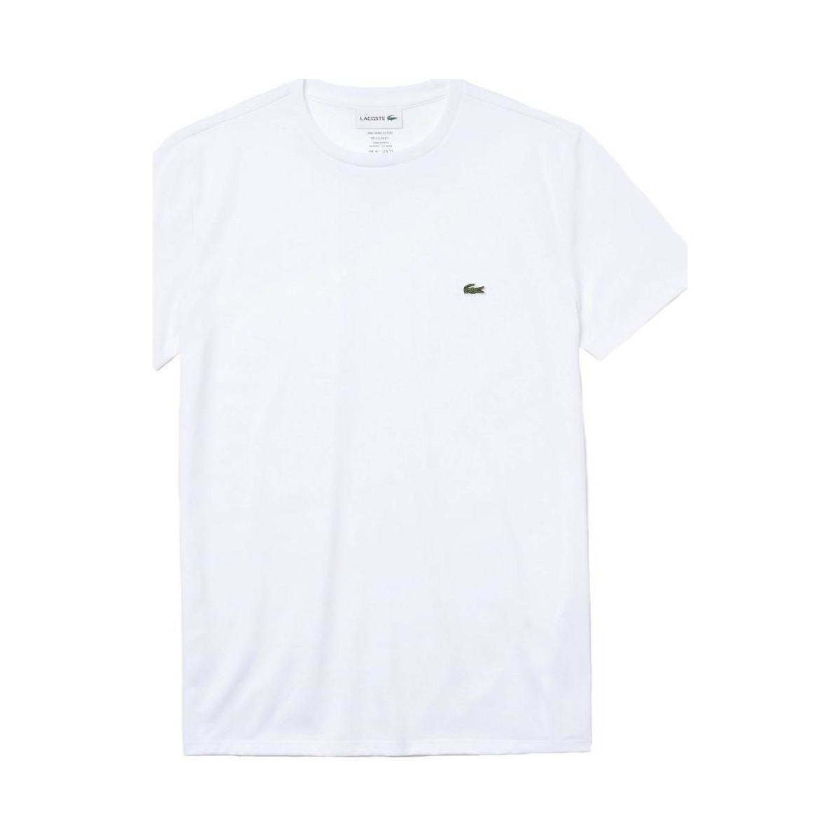 textil Hombre Camisetas manga corta Lacoste TH2038 00 001 Blanco