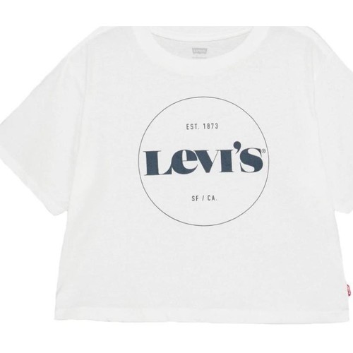 textil Niña Camisetas manga corta Levi's 4EC767-001 Blanco