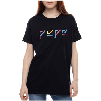 textil Mujer Camisetas manga corta Pepe jeans PL503859 Negro