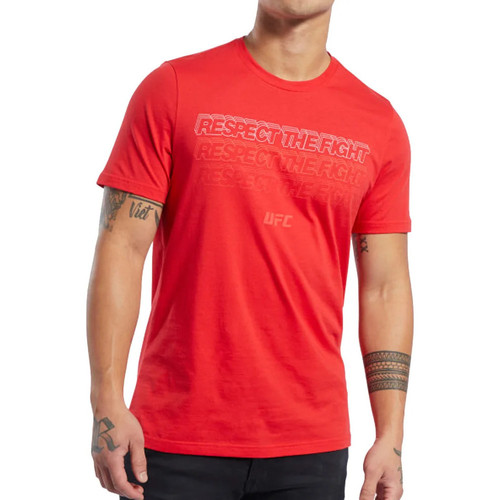 textil Hombre Camisetas manga corta Reebok Sport  Rojo