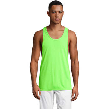 textil Camisetas sin mangas Sols Jamaica camiseta sin mangas Verde
