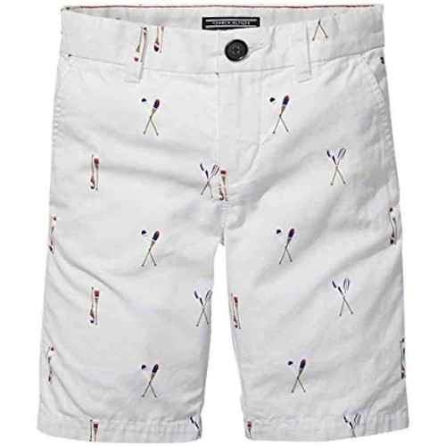 textil Niño Shorts / Bermudas Tommy Hilfiger KB0KB01942 Blanco