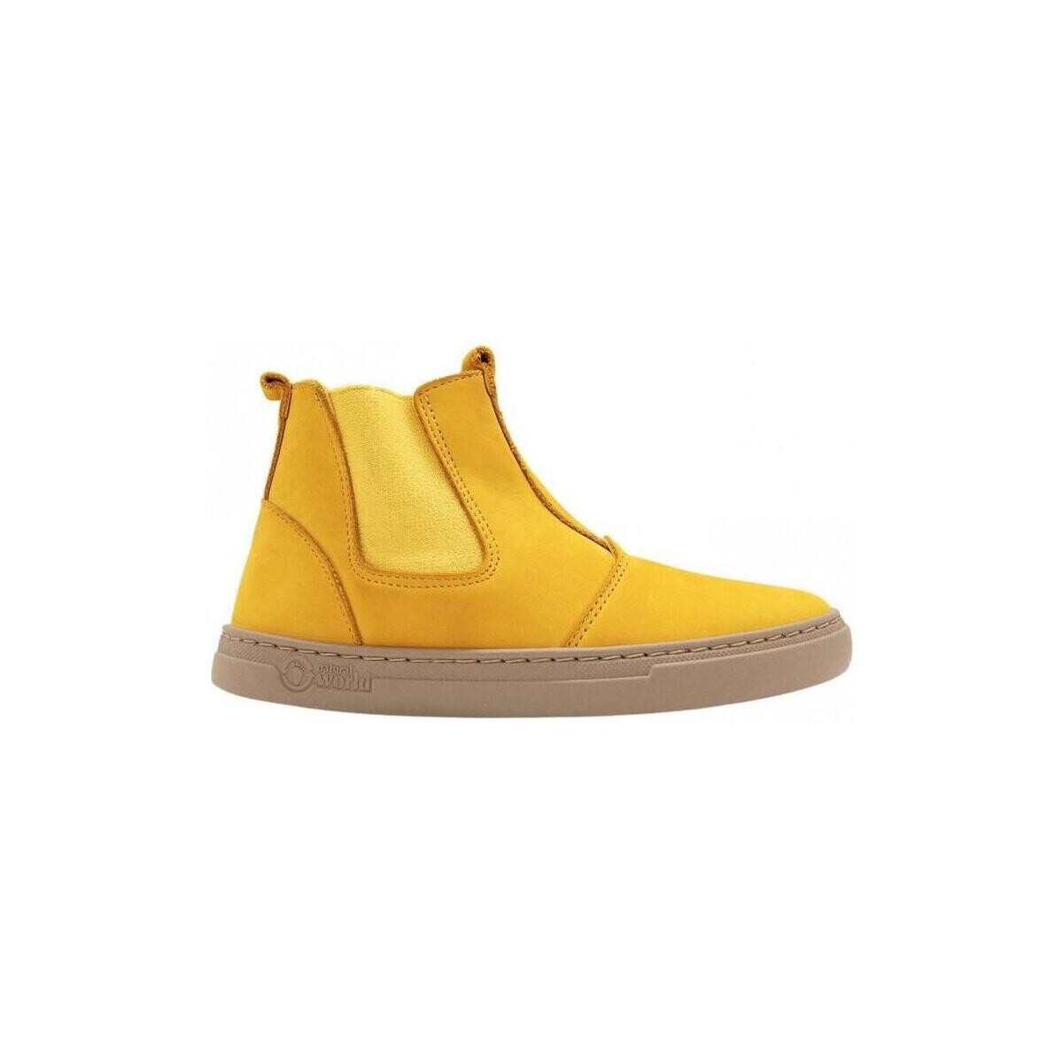 Zapatos Niños Botas Natural World Kids Ada 6982 - Curry Amarillo