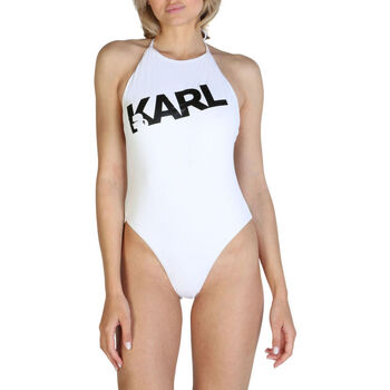 textil Mujer Bañadores Karl Lagerfeld - kl21wop03 Blanco