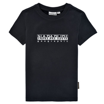 textil Niño Camisetas manga corta Napapijri S-BOX SS Negro