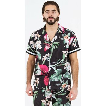 textil Hombre Camisas manga larga Sixth June Chemise  tropical Negro