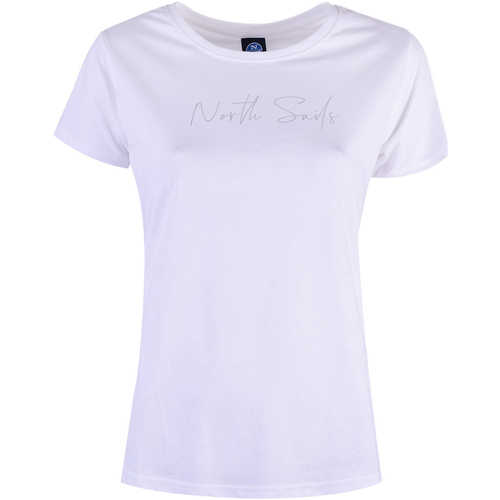textil Mujer Camisetas manga corta North Sails 90 2356 000 | T-Shirt S/S W/Logo Blanco