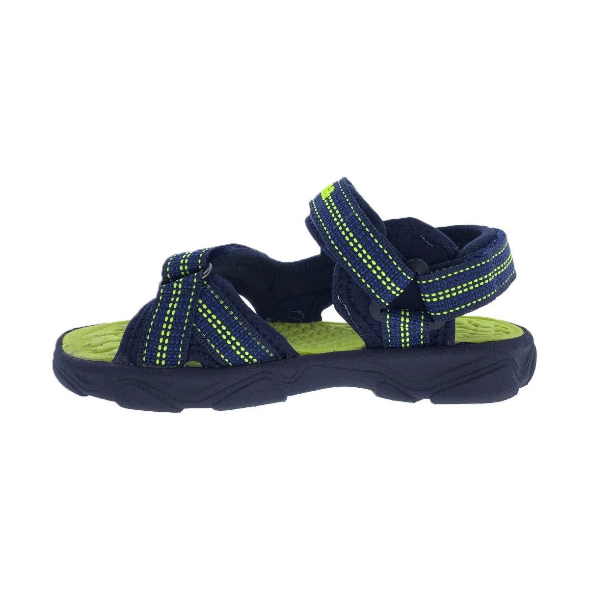 Zapatos Niños Chanclas Joma Chanclas  Wave Jr 2103 Navy Green Fluor Azul