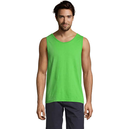 textil Hombre Camisetas sin mangas Sols Justin camiseta sin mangas Verde
