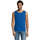 textil Hombre Camisetas sin mangas Sols Justin camiseta sin mangas Azul