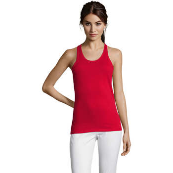 textil Mujer Camisetas sin mangas Sols Justin camiseta sin mangas Rojo