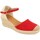 Zapatos Mujer Sandalias Shoes&blues SB-22001 Rojo