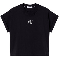 textil Mujer Camisetas manga corta Calvin Klein Jeans J20J216353 Negro