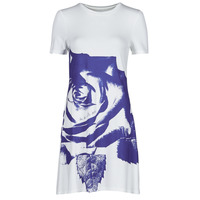textil Mujer Vestidos cortos Desigual WASHINTONG Blanco / Azul