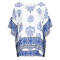 textil Mujer Tops / Blusas Desigual ANDES Blanco / Azul
