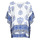 textil Mujer Tops / Blusas Desigual ANDES Blanco / Azul