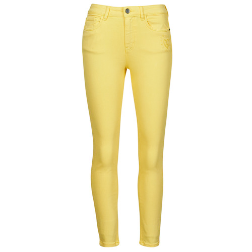 textil Mujer Pantalones con 5 bolsillos Desigual ALBA Amarillo