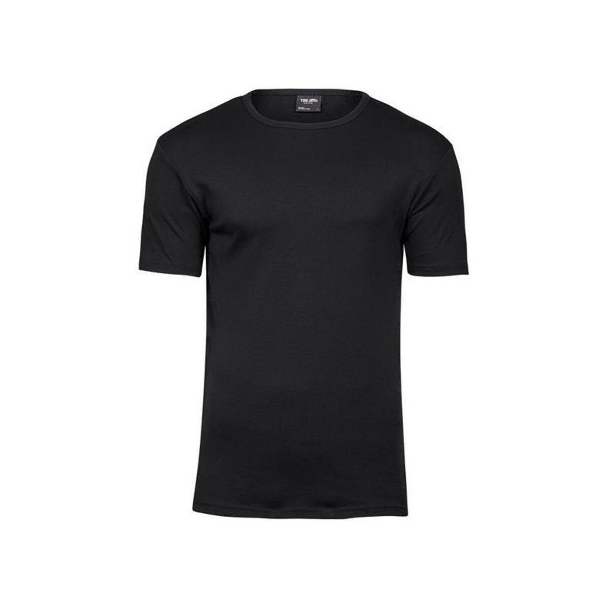 textil Camisetas manga larga Tee Jays Interlock Negro
