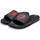 Zapatos Hombre Chanclas Ed Hardy Sexy beast sliders black-red Rojo