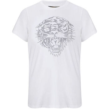textil Tops y Camisetas Ed Hardy Tiger-glow t-shirt white Blanco