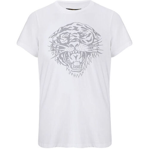 textil Hombre Tops y Camisetas Ed Hardy Tiger-glow t-shirt white Blanco
