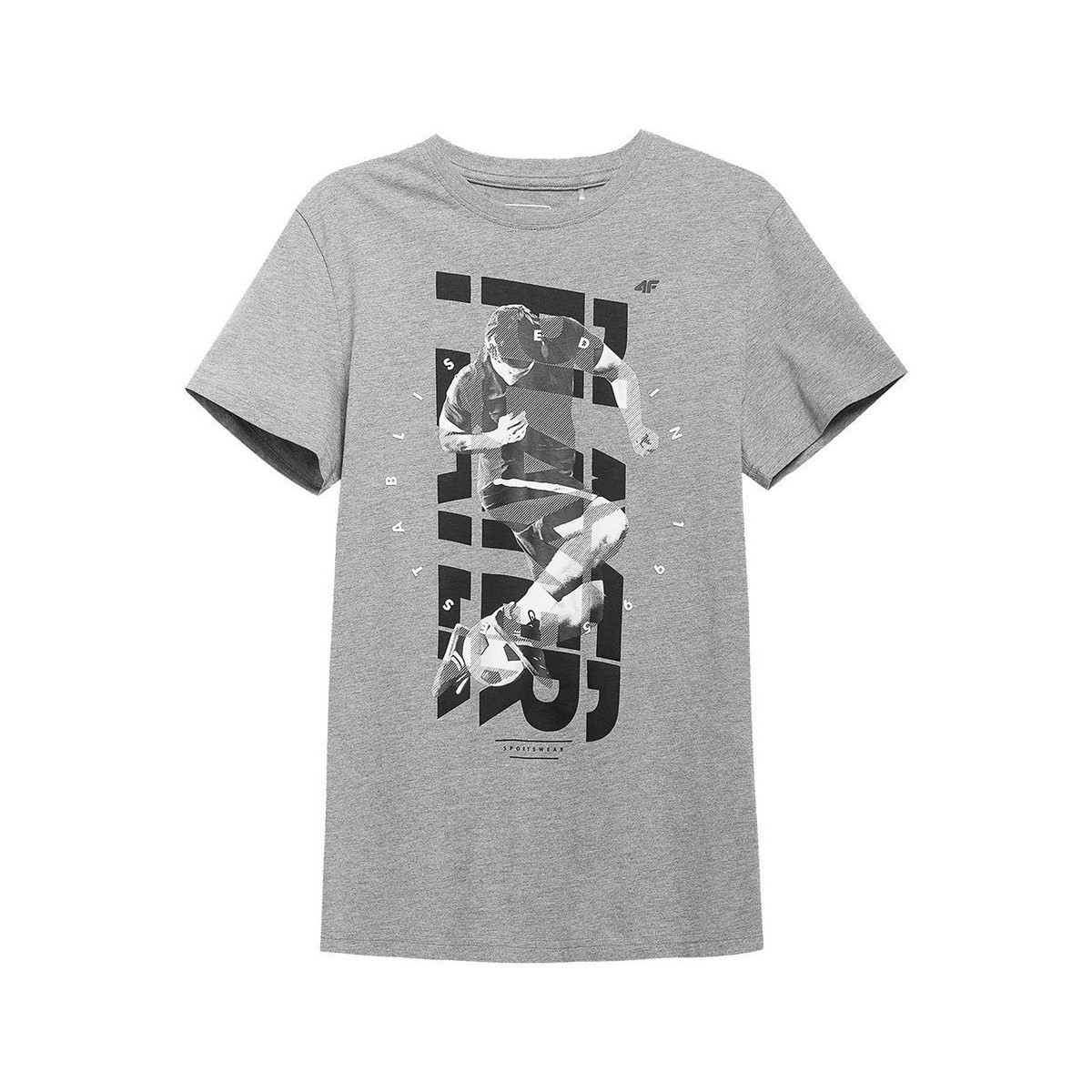 textil Hombre Camisetas manga corta 4F H4L21 TSM011 Gris