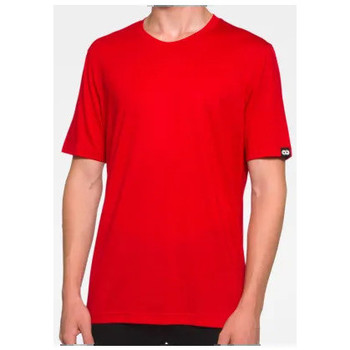 textil Hombre Camisetas manga corta Rewoolution Camiseta S/S Flame Hombre - Rojo Rojo