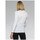 textil Mujer Camisetas manga larga Rewoolution Camiseta LS Half Zip Mujer - Blanco Blanco