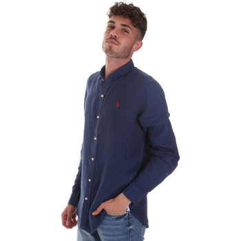 textil Hombre Camisas manga larga U.S Polo Assn. 58667 50816 Azul