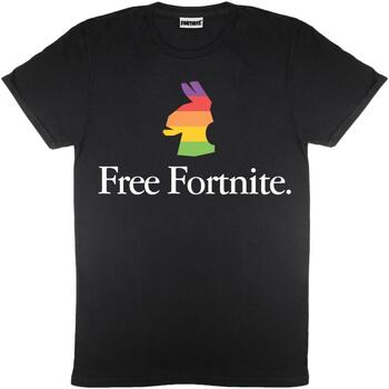 textil Mujer Camisetas manga larga Free Fortnite  Negro