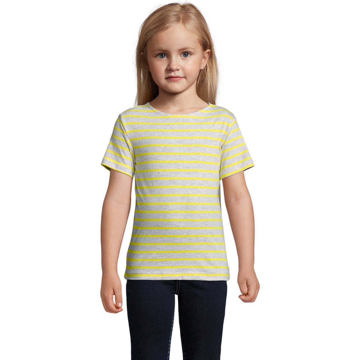 textil Niños Camisetas manga corta Sols Camiseta niño cuello redondo Gris