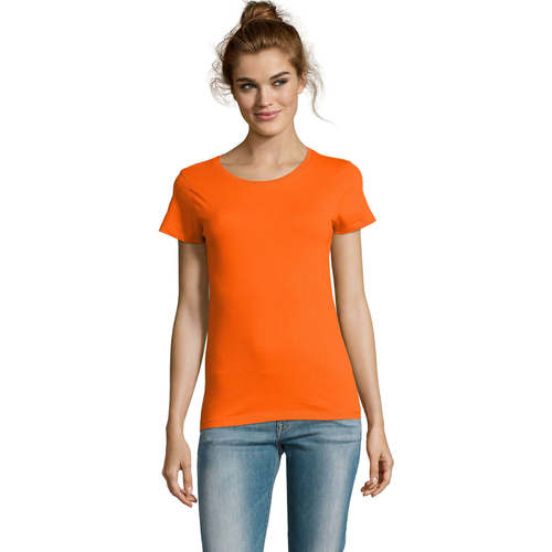 textil Mujer Camisetas manga corta Sols CAMISETA DE MANGA CORTA Naranja