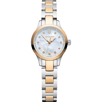 Relojes & Joyas Mujer Relojes analógicos Victorinox 241877, Quartz, 28mm, 10ATM Oro