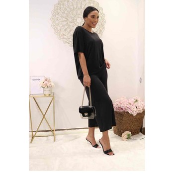 textil Mujer Tops / Blusas Fashion brands 9159-BLACK Negro