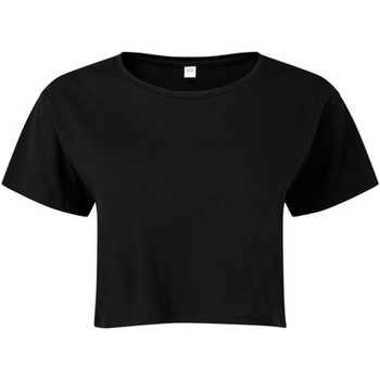 textil Mujer Camisetas manga larga Tridri TR019 Negro