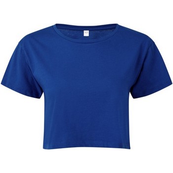 textil Mujer Camisetas manga larga Tridri TR019 Azul