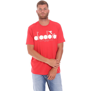 textil Hombre Camisetas manga corta Diadora 502176633 Rojo