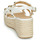 Zapatos Mujer Sandalias Cosmo Paris HOURA Blanco / Oro