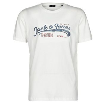 textil Hombre Camisetas manga corta Jack & Jones JPRBLUCLASSIC Blanco