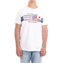 textil Hombre Camisetas manga corta Napapijri NP0A4F6J T-Shirt/Polo hombre blanco Blanco
