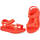Zapatos Sandalias Rider LRR 11669 Rojo