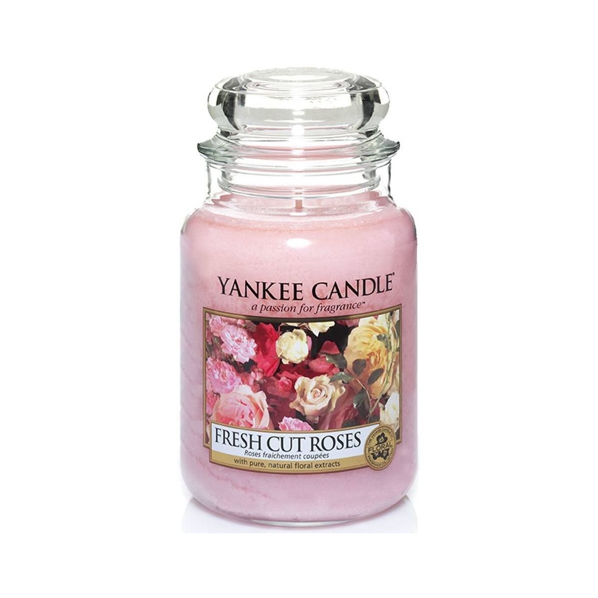 Belleza Mujer Perfume Yankee Candle Vela Perfumada Fresh Cut Roses 623Gr. Classic Grande Vela Perfumada Fresh Cut Roses 623Gr. Classic Grande