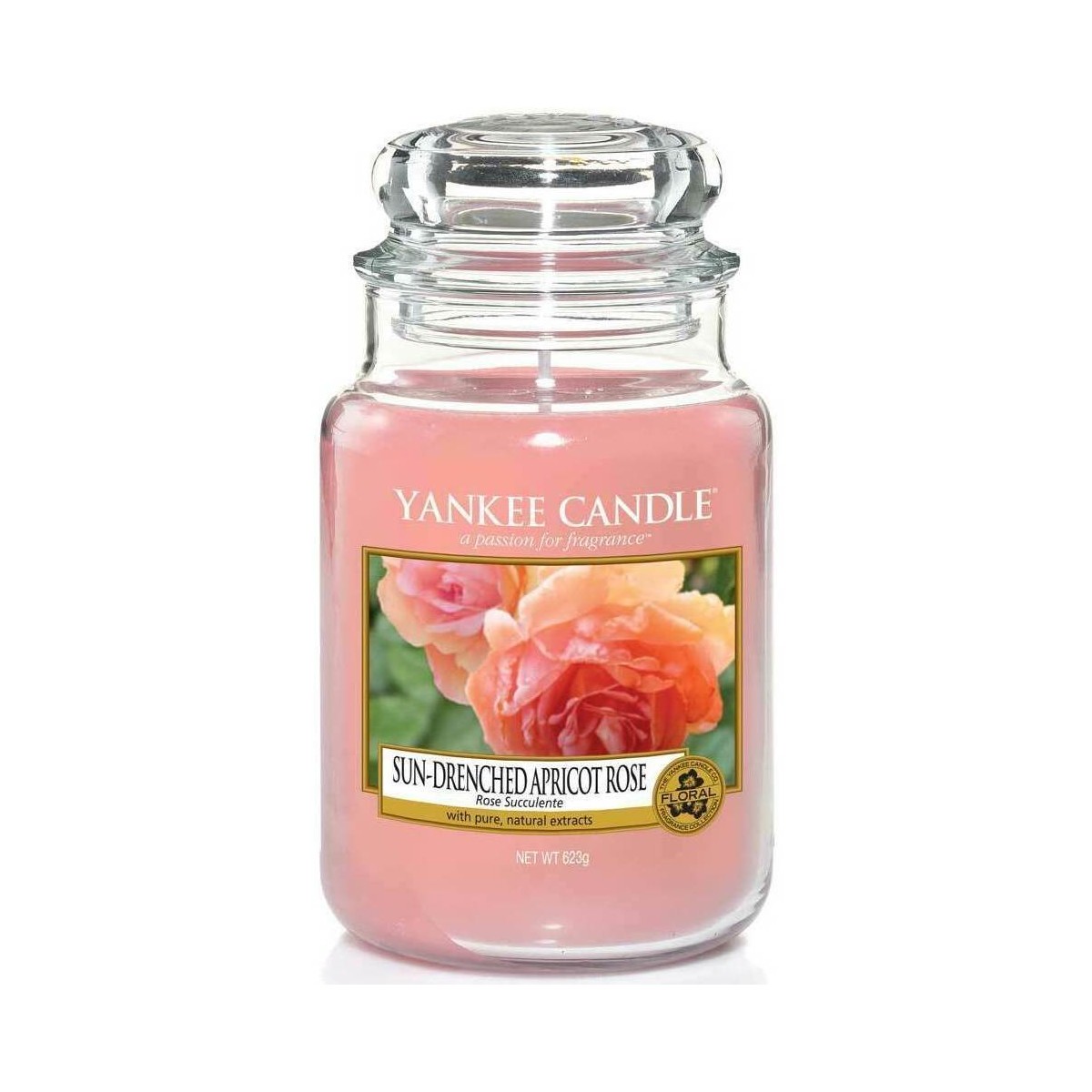 Belleza Mujer Perfume Yankee Candle Vela Perfumada Sun-Drenched Apricot Rose 623Gr. Classic Grande Vela Perfumada Sun-Drenched Apricot Rose 623Gr. Classic Grande