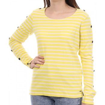 textil Mujer Camisetas manga larga Scotch & Soda  Amarillo